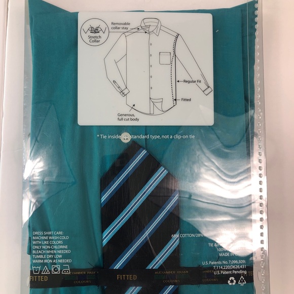 Long men sleeve shirt size L with tia new the box - Picture 2 of 4